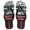 Men's Summer Geometric Print  Beach Flip Flops