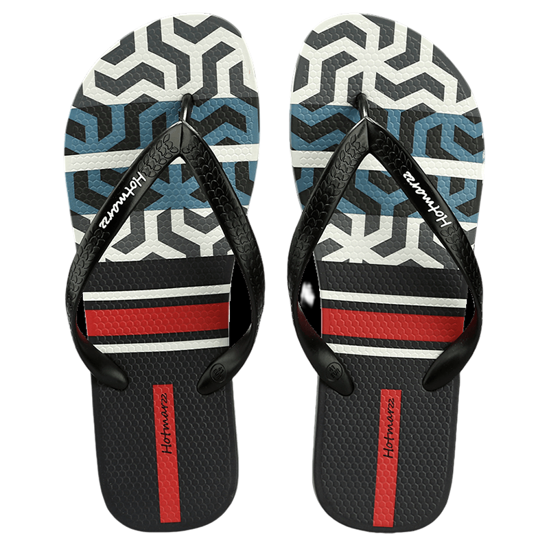 Men's Summer Geometric Print  Beach Flip Flops
