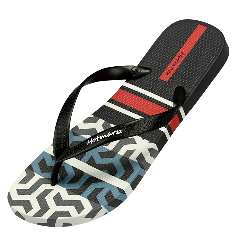 Men's Summer Geometric Print  Beach Flip Flops