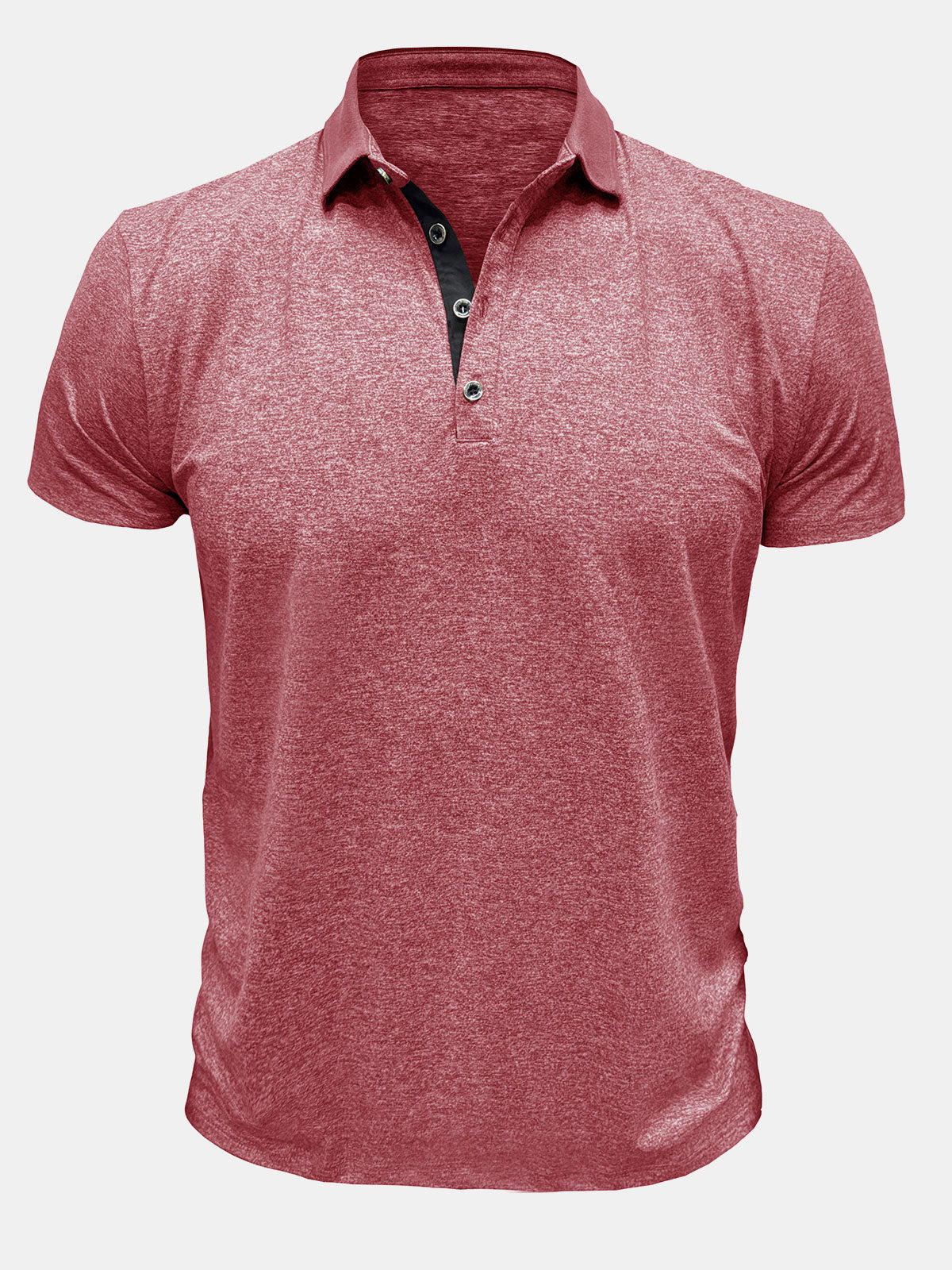 Men's Solid Color Holiday Polo Shirt