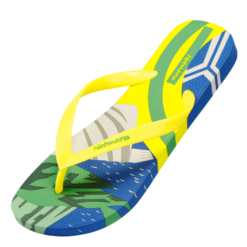 Men's Fun Print Summer Beach Vacation Flip Flops