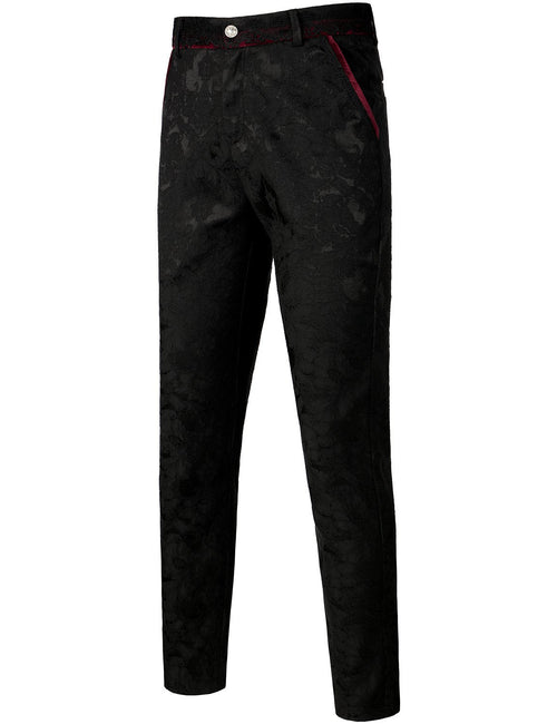 Men's Gothic Cosplay Costume Steampunk Victorian Black Pants