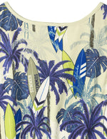 Men's Palm tree Sleeveless Hawaiian Shirt Summer Holiday Casual Tank Tops