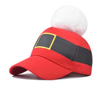 Christmas Baseball Adjustable Cap Xmas Holiday Funny Santa Hat For Adults Unisex