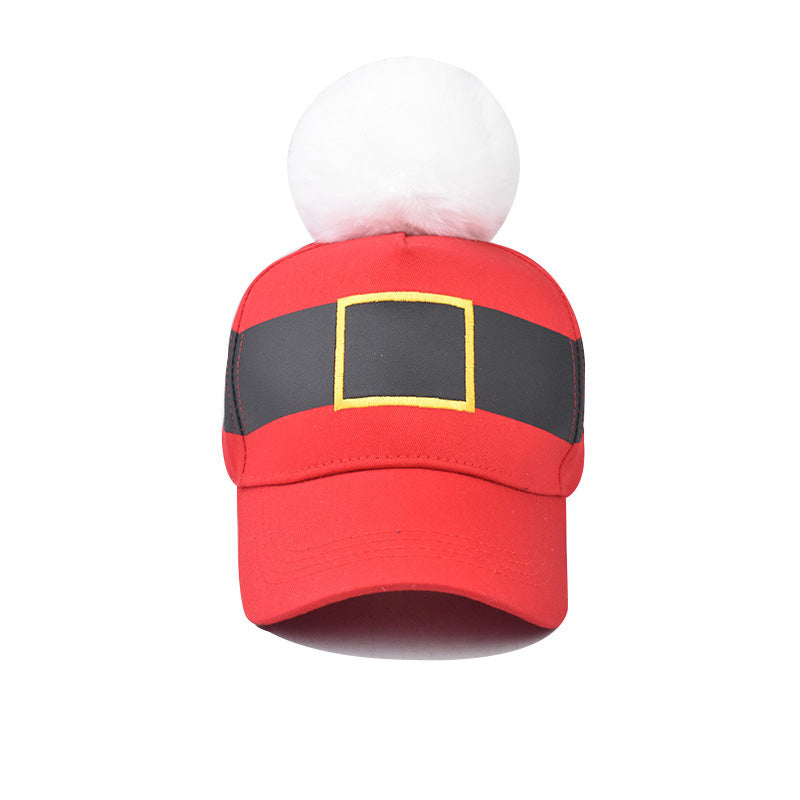 Christmas Baseball Adjustable Cap Xmas Holiday Funny Santa Hat For Adults Unisex