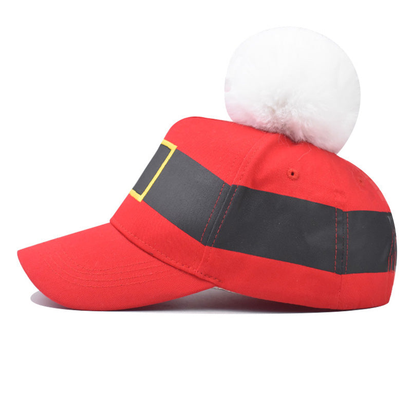 Christmas Baseball Adjustable Cap Xmas Holiday Funny Santa Hat For Adults Unisex