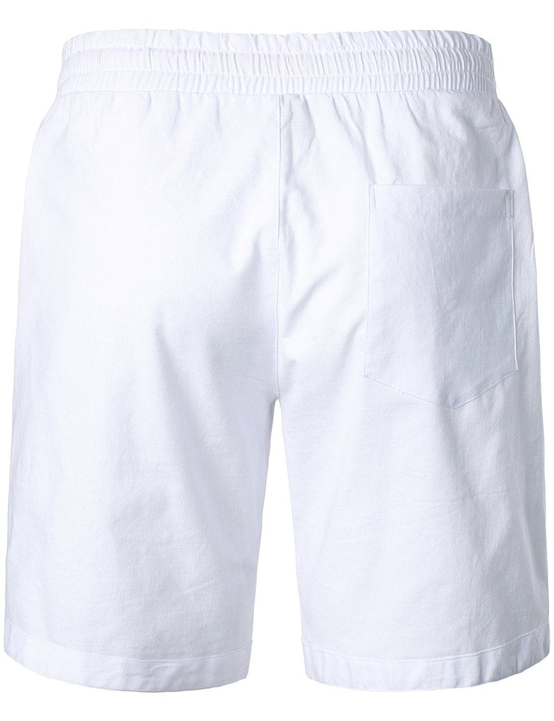 Bundle Of 2 | Men's Retro Beach Hawaiian Cotton Short Sleeve Floral Shirt & Linen Cotton Shorts
