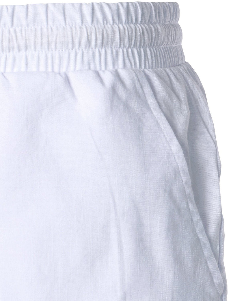 Bundle Of 2 | Men's Retro Beach Hawaiian Cotton Short Sleeve Floral Shirt & Linen Cotton Shorts