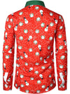 Bundle Of 2|Men's Printed Regular Fit Festive Long Sleeve Shirt