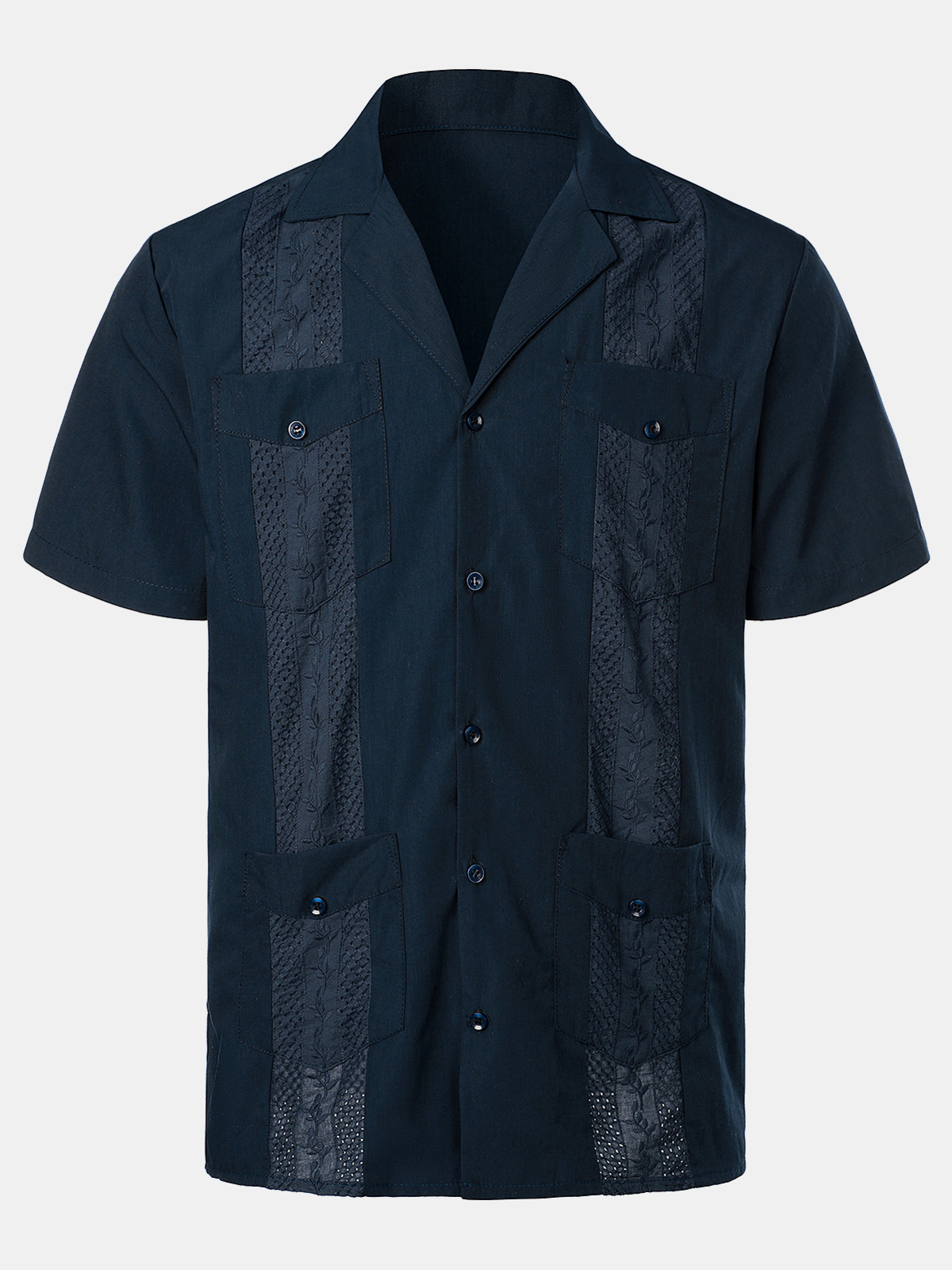 Men's Regular fit Pockets Short Sleeve Shirt