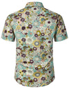 Bundle Of 3 | Men's Floral Summer Cotton Breathable Flower Short Sleeve Hawaiian Shirts