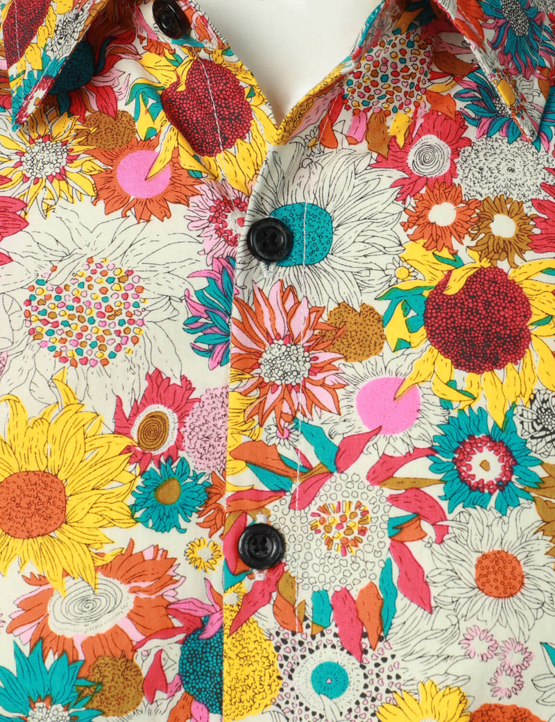 Bundle Of 3 | Men's Floral Summer Cotton Breathable Flower Short Sleeve Hawaiian Shirts