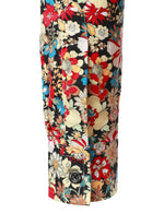 Men's Retro Floral Cotton Breathable Vintage Flower Button Long Sleeve Dress Shirt