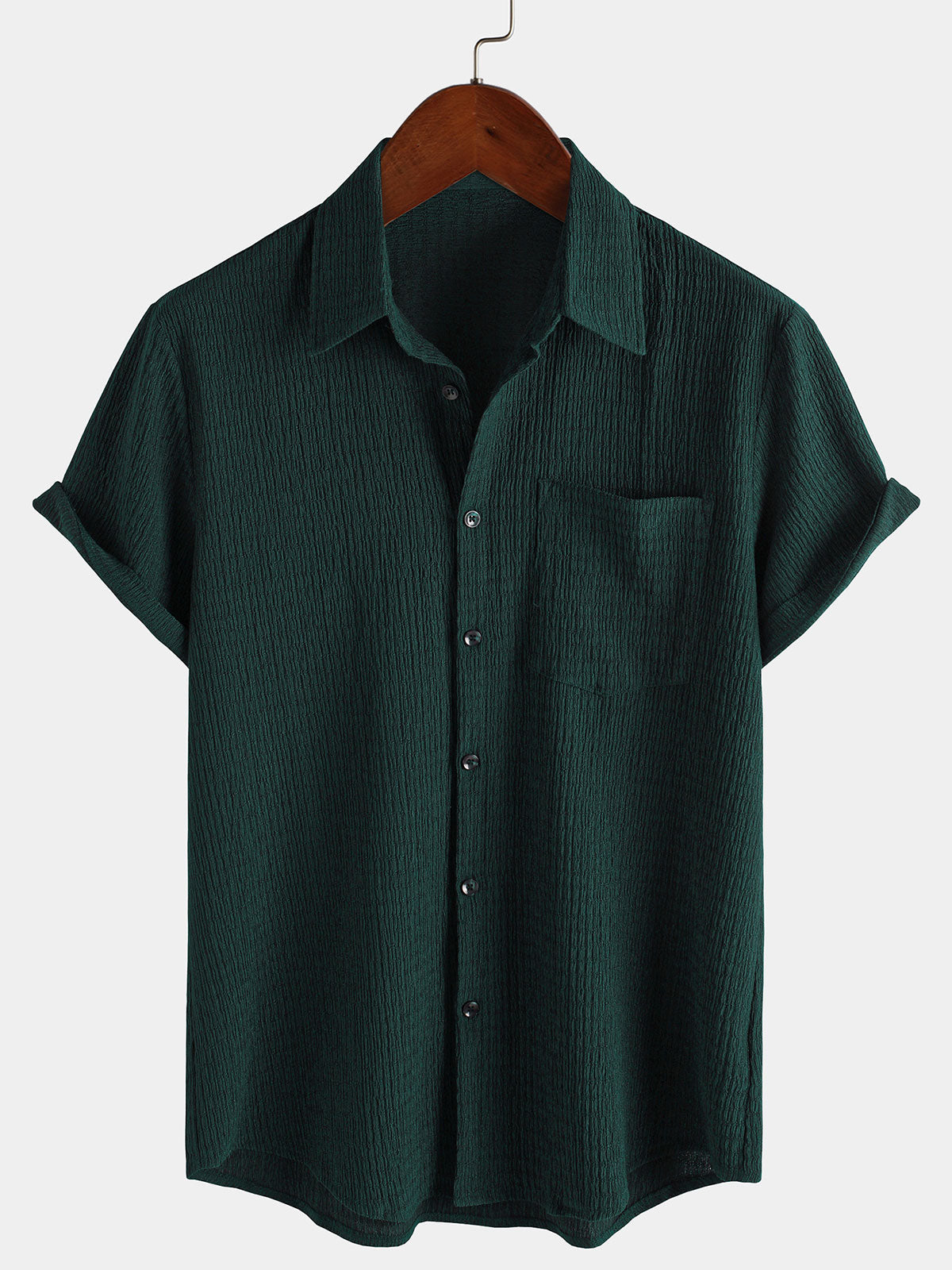 Men's Summer Pocket Casual Short Sleeve Shirt