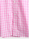 Bundle Of 2 | Men's Casual Solid Color Plaid Cotton Pocket Shirts
