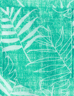 Men's Green Hawaiian Summer Casual Pocket Tropical Plant Print Beach Holiday Short Sleeve Shirt