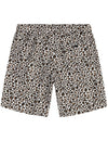 Men's Leopard Print Summer Casual Hawaiian Beach Matching Shirt and Shorts Set