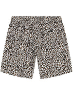 Men's Leopard Print Summer Casual Hawaiian Beach Matching Shirt and Shorts Set