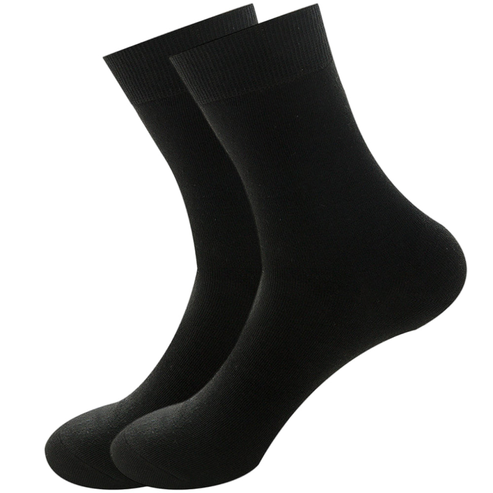 Men's Casual Black Cotton Breathable Socks joliplacard