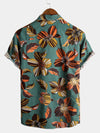 Men's Floral Cotton Tropical Hawaiian Summer Shirt