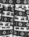 Men’s Christmas Elk And Snowflake Print Flannel Hooded Zipper Pocket Onesies Pajamas Loungewear