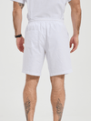 Men's Solid Color Breathable Linen Cotton Casual Shorts
