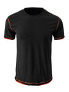 Men's Cotton Solid Color Round Neck Regular Fit Short Sleeve T-Shirt