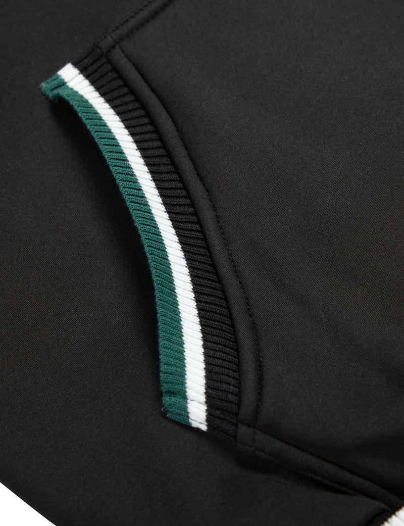 Men's Casual Long Sleeve Full-Zip Hoodie Fleece Sweatshirt