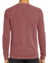 Men's  Solid Color Henry Collar Long Sleeve Casual T-Shirt