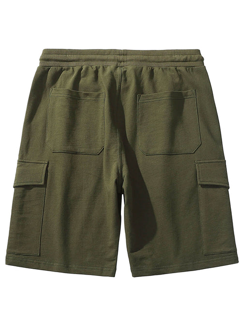 Men's Leisure Cotton Pocket Beach Cargo Sweatpant Sports Shorts