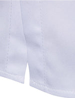 Men's Rose Embroidery Casual Long Sleeve Button Dress Shirt