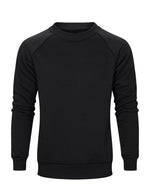 Men's Casual Classic Solid Long Sleeve Fall Winter Sweatshirt