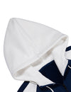 Men's Color Block Long Sleeve Casual Fall Winter Full-Zip Hoodie Zip Sweatshirt