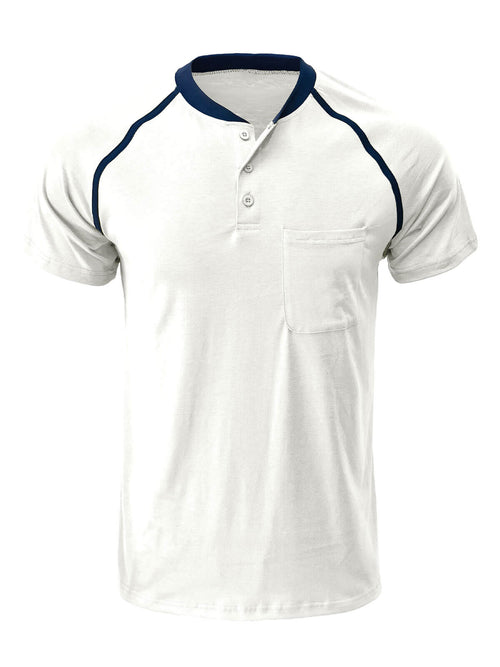 Men's Regular Fit Summer Casual Pocket Short Sleeve T-Shirt