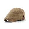 Men's Striped Stitching Casual All-match Cap