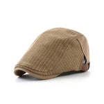 Men's Striped Stitching Casual All-match Cap