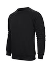 Men's Casual Classic Solid Long Sleeve Fall Winter Sweatshirt