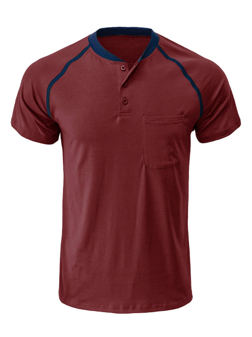 Men's Breathable Casual Pocket Short Sleeve T-Shirt