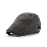 Men's Striped Stitching Casual All-match Cap
