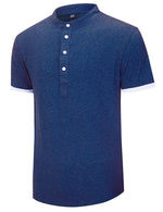 Men's Casual Solid Color Short Sleeve T-shirt