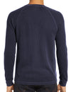Men's  Solid Color Henry Collar Long Sleeve Casual T-Shirt