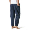 Men's Cotton Loose Casual Lightweight Elastic Waist Pants