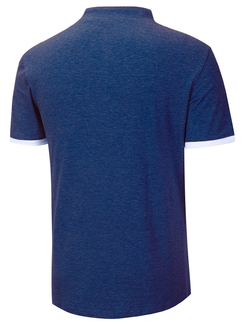 Men's Casual Solid Color Short Sleeve T-shirt