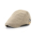 Men's Striped Stitching Casual All-match Cap
