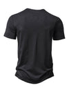 Men's Solid Color Casual Short Sleeve T-Shirt