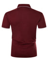 Men's Cotton Casual Solid Color Short Sleeve Polo Shirt
