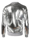 Metallic Gold Shiny Shirts Nightclub Styles Hoodies