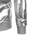 Metallic Gold Shiny Shirts Nightclub Styles Hoodies