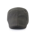 Men's Striped Stitching Casual All-match Cap