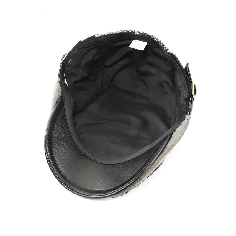Men's Striped Stitching Casual All-match Cap